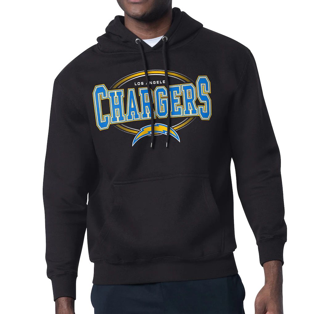 Men 2026 NFL Los Angeles Chargers hoodie Black 03->los angeles chargers->NFL Jersey